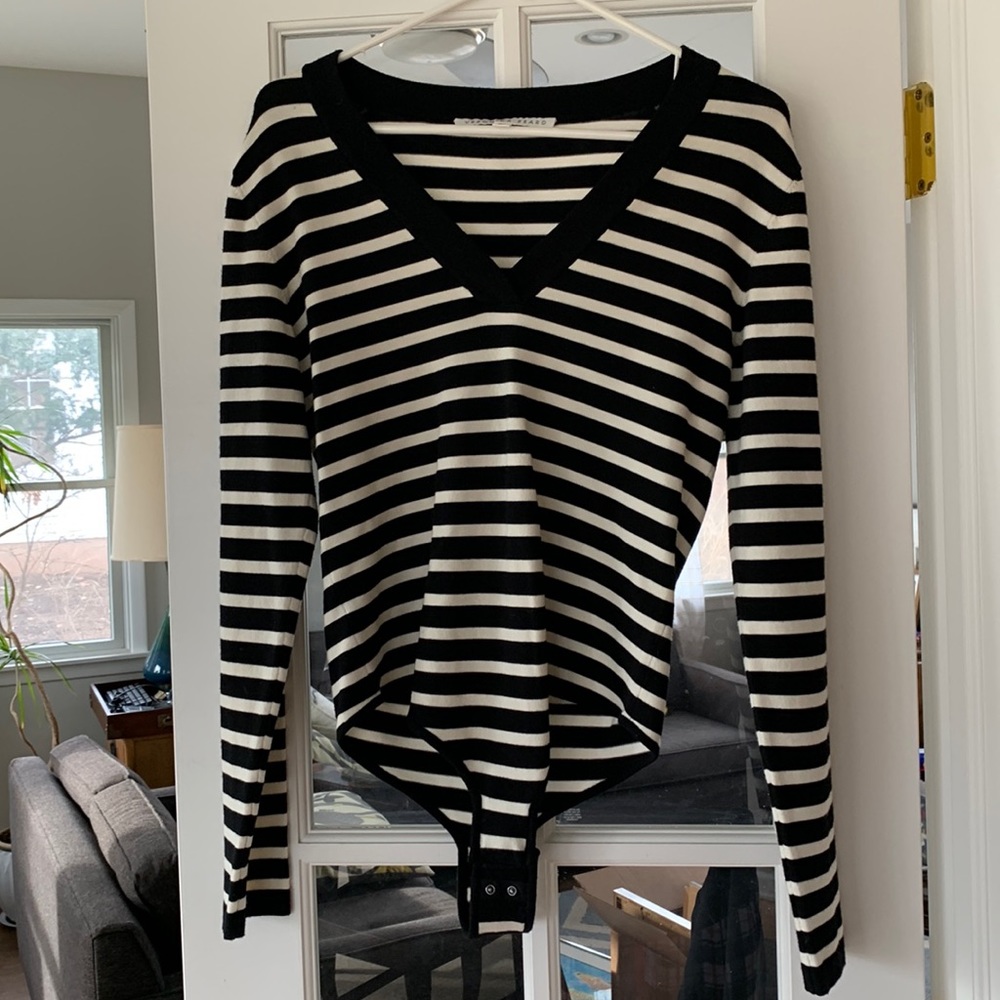 Veronica Beard wool blend bodysuit